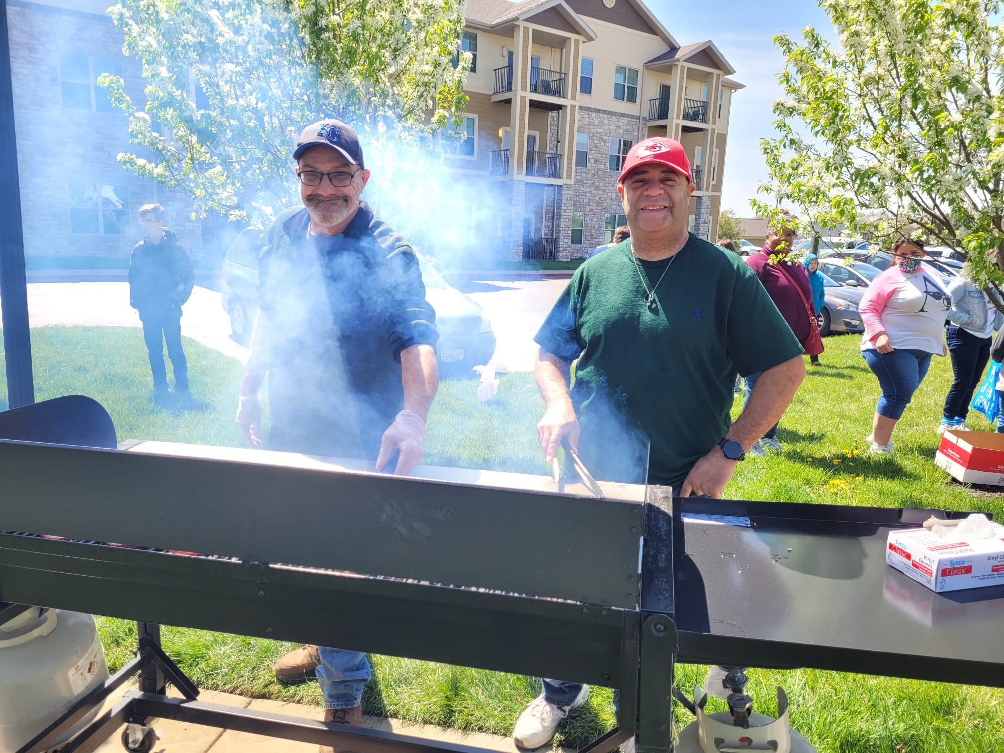 Grilling at The Parkway Senior Living in Blue Springs, MO