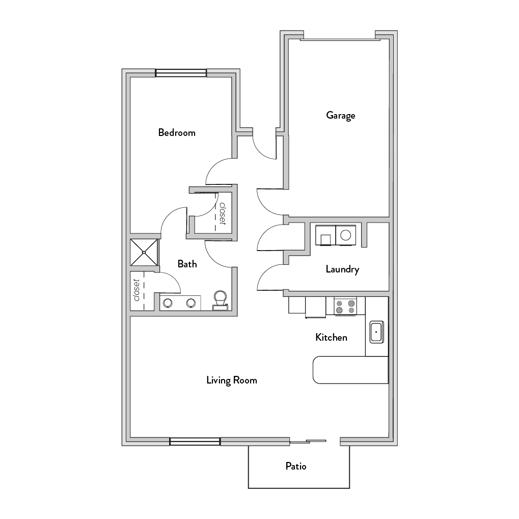 The Parkway Senior Living in Blue Springs, MO Villa floor plan